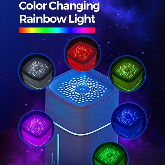 COPY - CLONEMUS Small Humidifiers for bedroom (1L), Mini Portable USB Humidifier - Picture 3 of 5